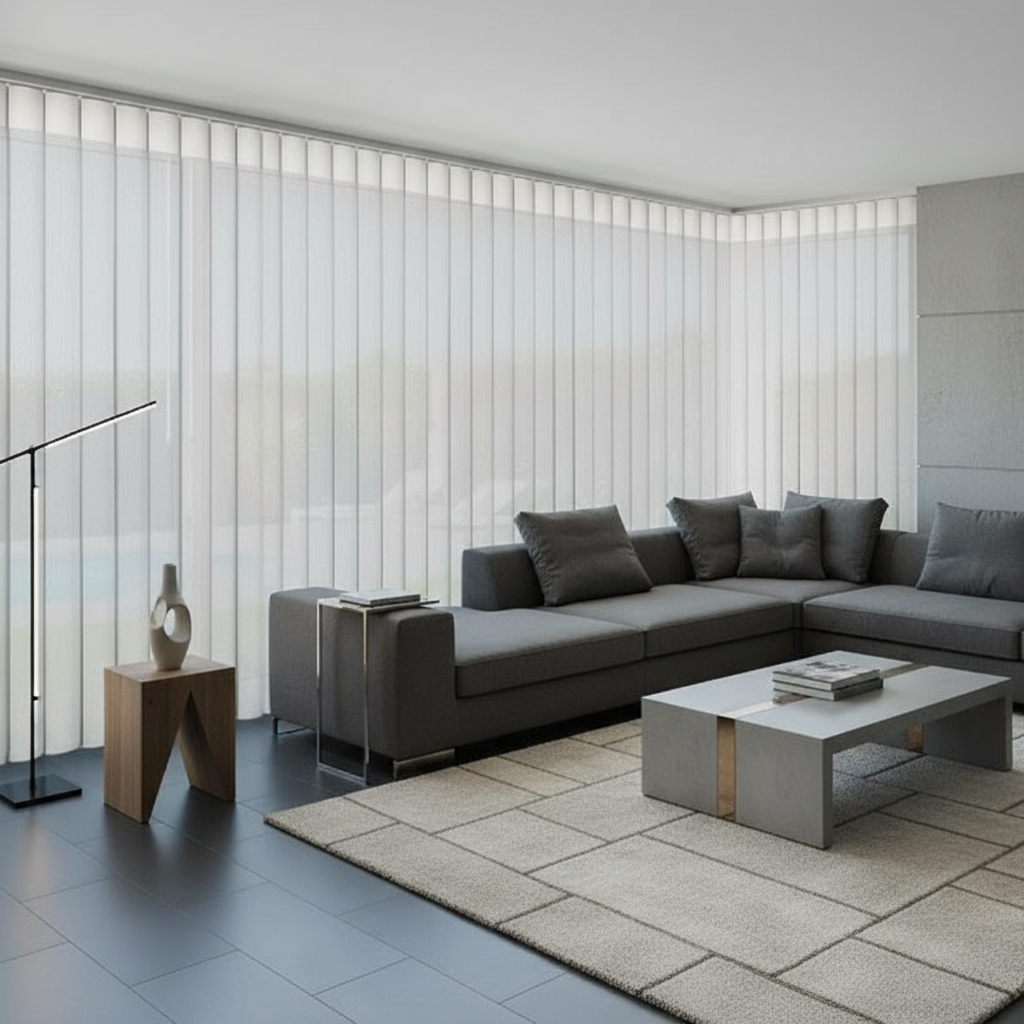Privacy Vertical Sheer Shade